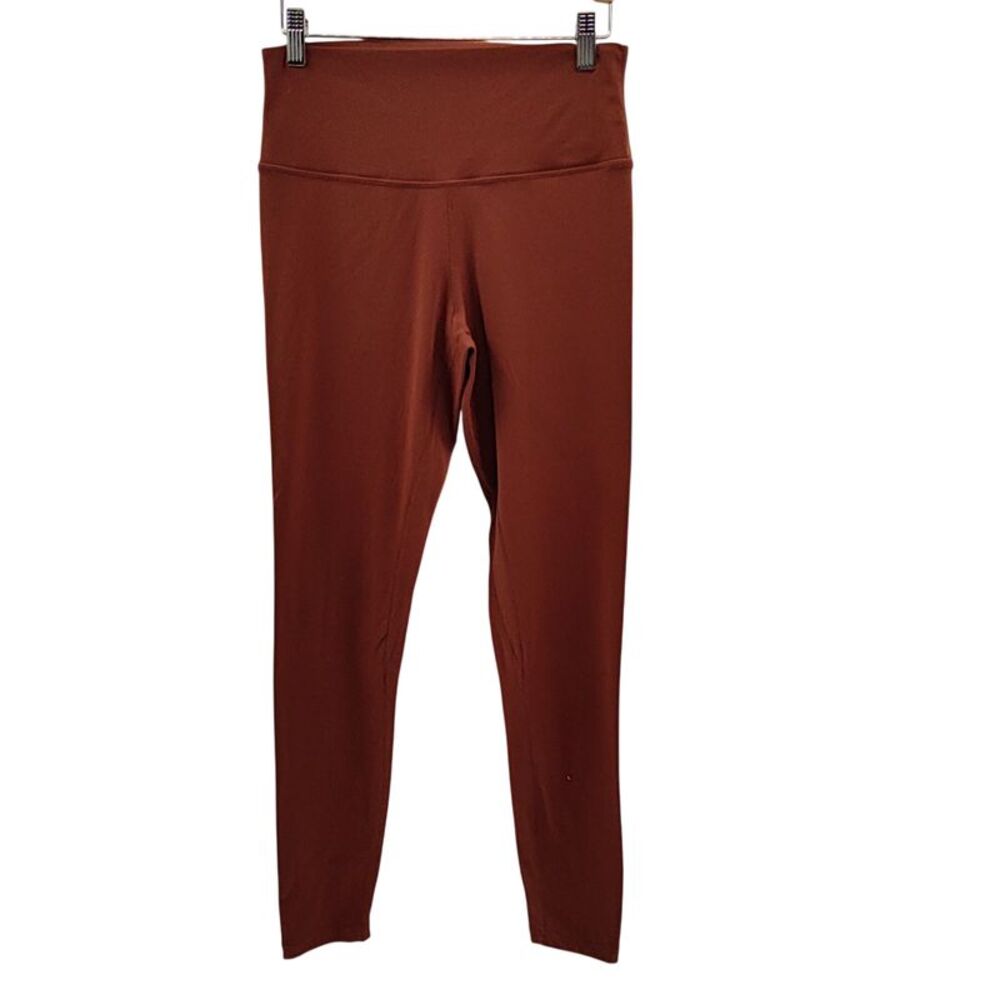 Quince Women Ultra-Form High-Rise Legging Redwood Brown Leggings M